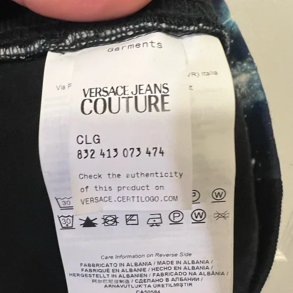 Versace Jeans Couture multi color size large